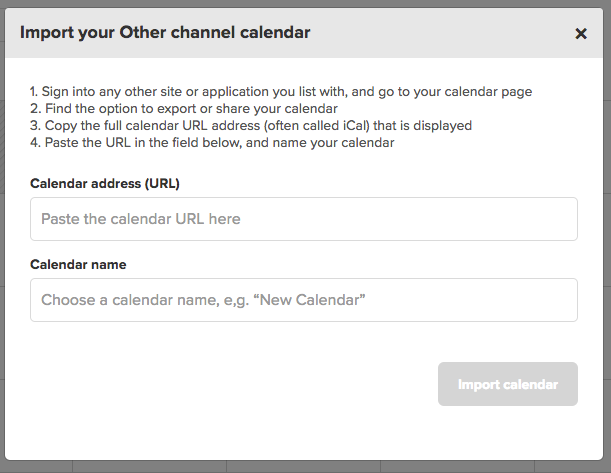 Calendar Sync: Synchronising With Other Channels